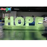 Customizable 1.3m Inflatable HOPE Alphabet For Promotion