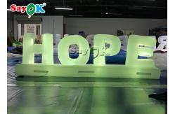 China Customizable 1.3m Inflatable HOPE Alphabet For Promotion supplier