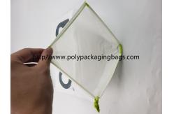China Custom Printed Small Apple Drawstring Plastic Bags With Cotton Pull Rop supplier