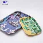 Oval Metal Tin Can Tobacco Weed Metal Packaging Tins Custom Child Resistant Tins for sale