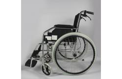 China Collapsible Lightweight Aluminum Manual Wheelchair With Flip Up Desk Armrest supplier