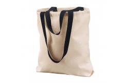 China Foldable Cotton Canvas Tote Bag , Reusable Supermarket Canvas Tote Handbag supplier
