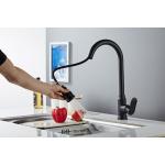 Rotatable Pull Put Black Sink Tap Faucet for sale
