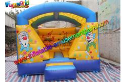 China Garden Clown Balloon Inflatable Bounce House , PVC inflatable Jumping Castles For Kids supplier