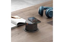 China 16A Pop Up Power Electrical Socket Outlet Wireless Charging Hidden Conference Table supplier