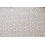 Floral Pattern Nylon Lace Fabric Embroidered Tulle Fabric For Wedding Dress for sale