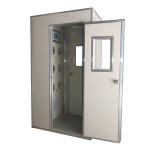 GMP Standard 380V Pharmaceutical Cleanroom Air Shower Sliding Door for sale