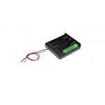 2 Wire 6v 4AA Battery Box Electronic Components With Wire And Switch for sale