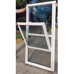 American Style sashSingle Hung Vinyl Windows PVC Vertical Up And Down Windows for sale