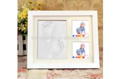China Wooden Baby Clay Frame Customized New Style Baby Photo Frame supplier