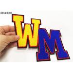 Chenille Alphabet Sewn Patches  ,  Custom Chenille Patches No Minimum for sale