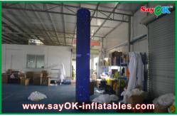 China 4m Decoration / Advertising Inflatable Columns With 500w Bulbs  Hangout supplier