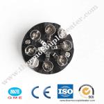 Nickel Plated Brass Thermocouple Ceramic Terminal Block White Color for sale