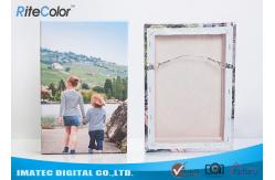 China Water Based Poly Cotton Printable Plotter Canvas , Wall Arts Printing Canvas Rolls supplier