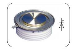 China Ceramic DC Phase Control Thyristors For Center Amplifying Gate supplier