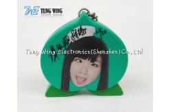 China Small Green Kids Music Box Keychain Beautiful Easy Operating supplier