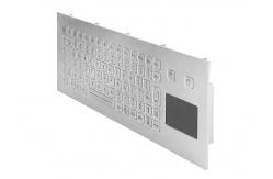 China Washable Kiosk Industrial Keyboard With Touchpad Integrated 83 Keys IP67 5V DC supplier