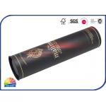 Whisky Wine Paper Cylinder Packaging Boxes Cardboard Roll Packaging for sale