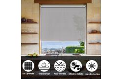 China Polyester Sunscreen Roller Blinds Fabric For Fireproof 10% Openness Solar Shade supplier