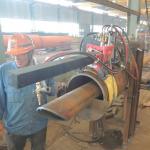 Power Saving CNC Plasma Pipe Cutting Machine For Carbon Iron Sheet Tubes