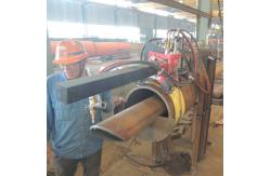 China Power Saving CNC Plasma Pipe Cutting Machine For Carbon Iron Sheet Tubes supplier