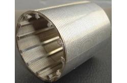 China Water Well Wedgewire Screen Cylinder Pipe High Mechanical Strength Easy Cleaning supplier