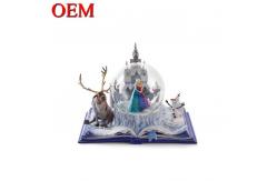 China custom Light Up Water Globe OEM Movie Princess Snow Globe Toys With Music supplier