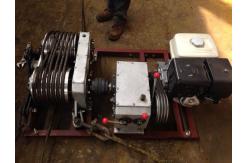 China 50KN Fast Speed Cable Winch Puller Gasoline Engine Winch Double Drum supplier