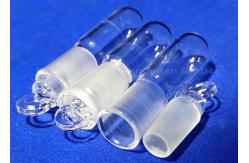 China Morse 6.5 Quartz Test Tube With Plug For Quartz Experiment supplier