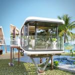 Portable Capsule Mobile Home 38m² Expandable And Comfortable Living Space for sale