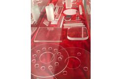 China 80mm Sapphire Optical Window , UV Grade Sapphire Convex Lens supplier