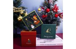 China Custom Printing Christmas Ornament Packaging Boxes Recyclable With Lid And Base Box supplier