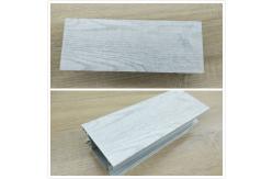 China Grey Decorative Wood Finish Aluminium Profiles with Marble Pattern supplier