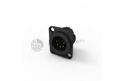China Industrial XLR Male Connector Socket Audio 5 Pin Connector Electrical supplier