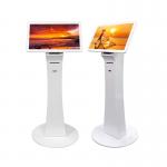 21.5'' floor standing WIFI Multi Touch mini totem All In One PC LCD Kiosk With Printer for sale
