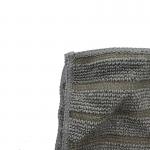 Eight Grid Rigid Wire Microfiber Cleaning Cloth Warp Knitting Grey