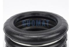 China Double Pcs Steel Girdle Ring Industrial Air Springs / Air Bags 3 Convolution supplier
