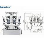 1.6L 2.0L Hopper 10 Head Multihead Weigher With 10.1 Touch Screen for sale