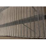 Drying Chain Link Conveyor Belt , Chain Link Wire Mesh Large Open Area for sale