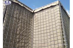 China Custom Military Gabion Box / Galvanized Military Sand Wall supplier
