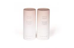 China Cylindrical Paper Tube Packaging Flexible FDA Eco-friendly Embossing Logo Lid supplier
