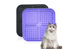 China Pet Bowls Silicone Slow Feeder LCD Display DogLicking Mat Dog Lick Pad Interactive supplier