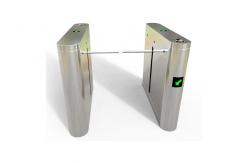 China Bi Directional Bridge Drop Arm Turnstile 1000mm Channel Width Flow Control supplier