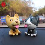 ODM OEM Bobble Head Dog , Dolls For Car Dashboard Non phthalate pvc Material for sale