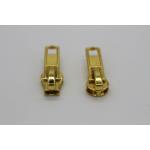 Garment Unique Gold Double Metal Zipper Pulls Slider Jacket Zipper Replacement