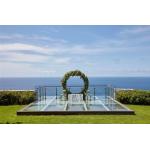 Outdoor Event Glass Stage Mobile Aluminum Assemble Portable Acrylic Stage Platform for sale