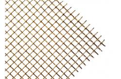 China Square Hole Crimped Woven Architectural Wire Mesh For Interior Partition supplier