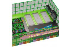 China Ultimate Indoor Fun Exciting Trampoline Park With Adventure Obstacle Course supplier