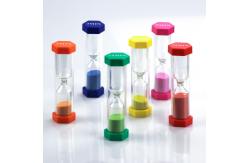 China Blown Plastic Hourglass 30 Seconds 2 Minute Sand Timer supplier