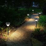 Solar Deck Lights Fence Post Lights Outdoor Lighting Garden Decorative for sale